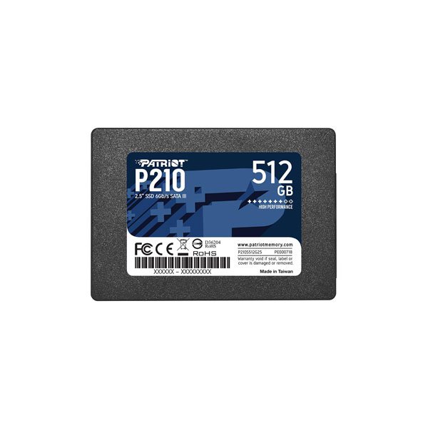 Patriot P210 512GB Internal Sata SSD