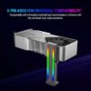 Ant Esports GCB70 Addressable RGB Black Graphics Card Holder/Bracket - Image 8