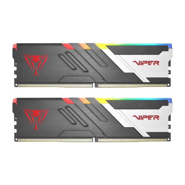 Patriot Viper Venom RGB DDR5 32GB (16GB x 2) 6000MHz CL30 RAM(PVVR532G600C30K)
