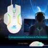 Ant Esports GM320 12800DPI RGB Wired Gaming Mouse White - Image 8
