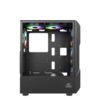 Ant Esports ICE-300 Mesh V2 Mid Tower ATX, Micro-ATX, Mini-ITX Black Cabinet - Image 6